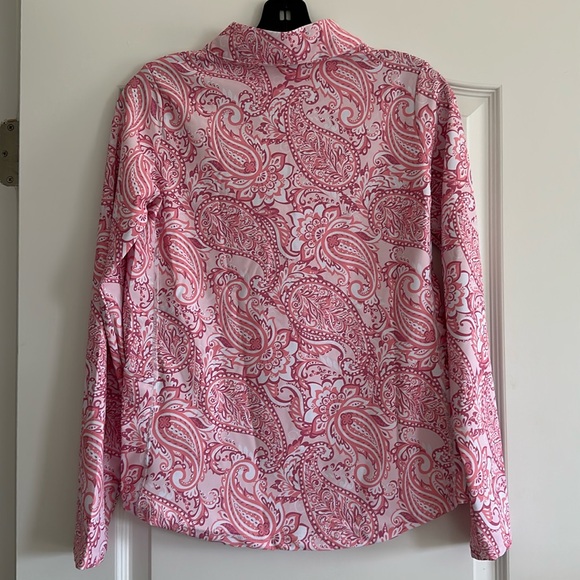 M MOTEEPI golf quarter zip pullover, size small, pink color - Picture 5 of 6